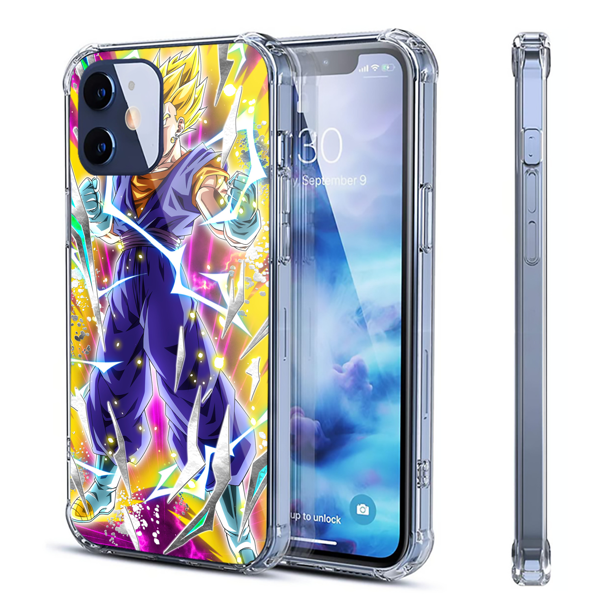 （画像用） ドラゴンボール DRAGON BALL 【iPhone 12シリーズ対応】透明スマホケース（クリアソフトケース）